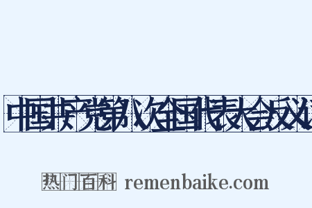 中国共产党第八次全国代表大会反义词是什么意思的图片